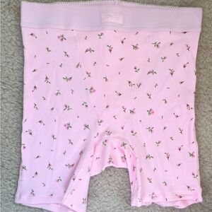 skims pink flower floral boxers